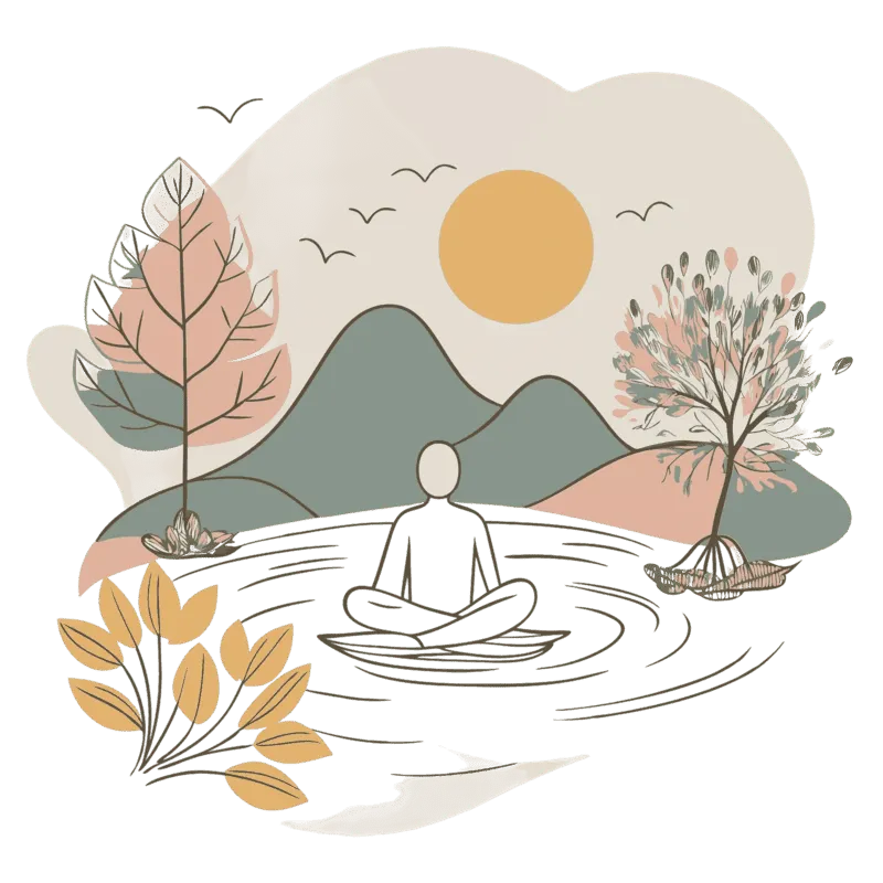 Travail du corps et du souffle illustration